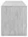 Cayboni - 71" TV Stand With Electric Fireplace - Whitewash