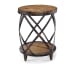 Pinebrook - Rectangular Starter Cocktail Table With Round Accent Table - Distressed Natural Pine