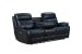 Sandover - Sofa With Power Recline With Power Headrest And Power Lumbar - Navy