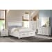 Slater - King Platform Storage 6 Piece Bedroom Set - White
