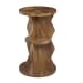 Rustic Round Spot Table - Brown