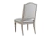 Malibu - Aidan Upholstered Side Chair - Pearl Silver
