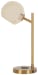 Abanson - Amber / Gold Finish - Metal Desk Lamp