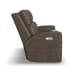 Score - Power Reclining Loveseat with Console & Power Headrests & Lumbar - Brown