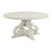 Stone - Round Dining Table With PU Base - White