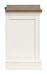 Kingston - Drawer Nightstand - Whisper White And Cerused Nutmeg