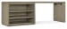 Linville Falls - 84" Desk With Open Desk Cabinet - Gray
