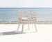 Dana - Rope Dining Chair, With Self Welt - Linen Canvas