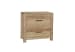 Crafted Oak - Nightstand 2 Drawers - Light Brown