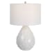 Loop - White Glaze Table Lamp