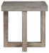 Lockthorne - Gray - Square End Table