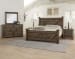 Cool Rustic - King X Bed With X Footboard - Mink