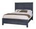 Custom Express - California King Architectural Bed - Indigo