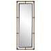 Melville - Iron & Rope Tall Mirror - Light Brown