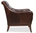 CC - Belvedere Tufted Lounge Chair - Dark Brown