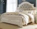 Realyn - Two-tone - King Upholstered Panel Bed