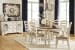 Realyn - White - 7 Pc. - Oval Extension Table, 6 Ladderback Side Chairs