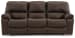 Leesworth - Power Reclining Sofa - Dark Brown