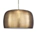 Lemont - Hammered Brass 1 Light Pendant - Brass