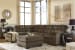 Accrington - Earth - Sectional with Chaise