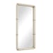 Cyprus - Leather Mirror - White