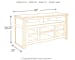 Harpan - Reddish Brown - Large TV Stand