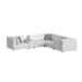 Zandara - 6 Piece Modular Set Sectional - Beige