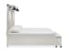 Harper Springs - Complete Queen Panel Storage Bed - Silo White