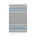 Throws - TC Lima Throw - Capri Blue/Dark Gray