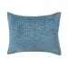 Bari - Velvet Standard Sham - Stone Blue