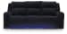 Forest Lake - Black - Power Reclining Sofa With Adj Headrest