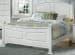 Hamilton/Franklin Panel Bed with Storage Footboard Snow White Full