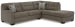 Mahoney - Chocolate - 2-Piece Sectional With Raf Corner Chaise