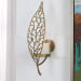Woodland Treasure - Gold Candle Sconce