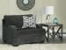 Charenton - Charcoal - 2 Pc. - Chair And A Half With Ottoman