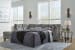 Marleton - Gray - 2-Piece Sleeper Sectional With Laf Corner Chaise