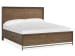 Lindon - Complete Queen Panel Bed With Storage Rails - Belgian Wheat