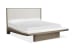 Thorne - Complete California King Upholstered Platform Bed - Amber Brown