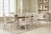 Shaybrock - Antique White / Brown - 8 Pc. - Rectangular Dining Room Extension Table, 6 Side Chairs, Server
