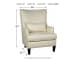 Paseo - Ivory - Accent Chair