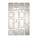 Kennon - Forged Rectangles Mirror - Gold
