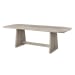 Harbor - Herringbone Indoor-Outdoor Dining Table - Brown