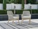 Seton Creek - Arm Chair With Cushion (Set of 2) - Gray