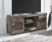 Derekson - Multi Gray - Lg Tv Stand W/fireplace Option