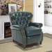 Presidential - Push Thru The Arm Recliner - Emerald