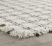 Bradbury - 2' x 3' Wool Check Rug - Ivory/Black