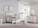 Linnocreek - White / Warm Brown - 4 Pc. - Dresser, Mirror, Twin Panel Bed