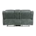 Sorrento - Motion Loveseat With Console - Charcoal