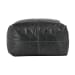 Kona - Leather Pouf - Onyx
