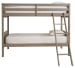 Lettner - Light Gray - Twin/twin Bunk Bed W/Ladder